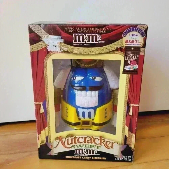 M&M's Nutcracker Sweet Candy Dispenser Holiday Limited Edition - Picture 1 of 12